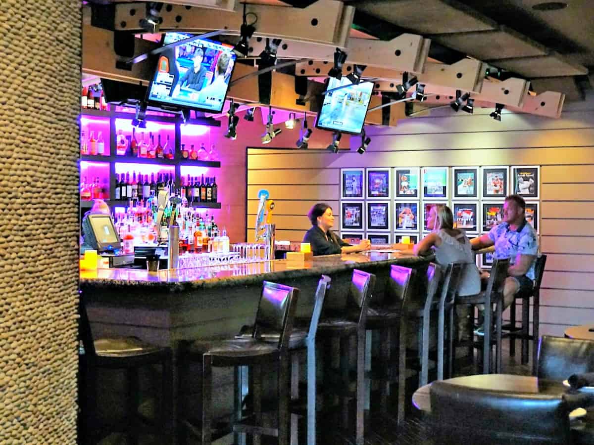 Bar area at g. Foley's restaurant.