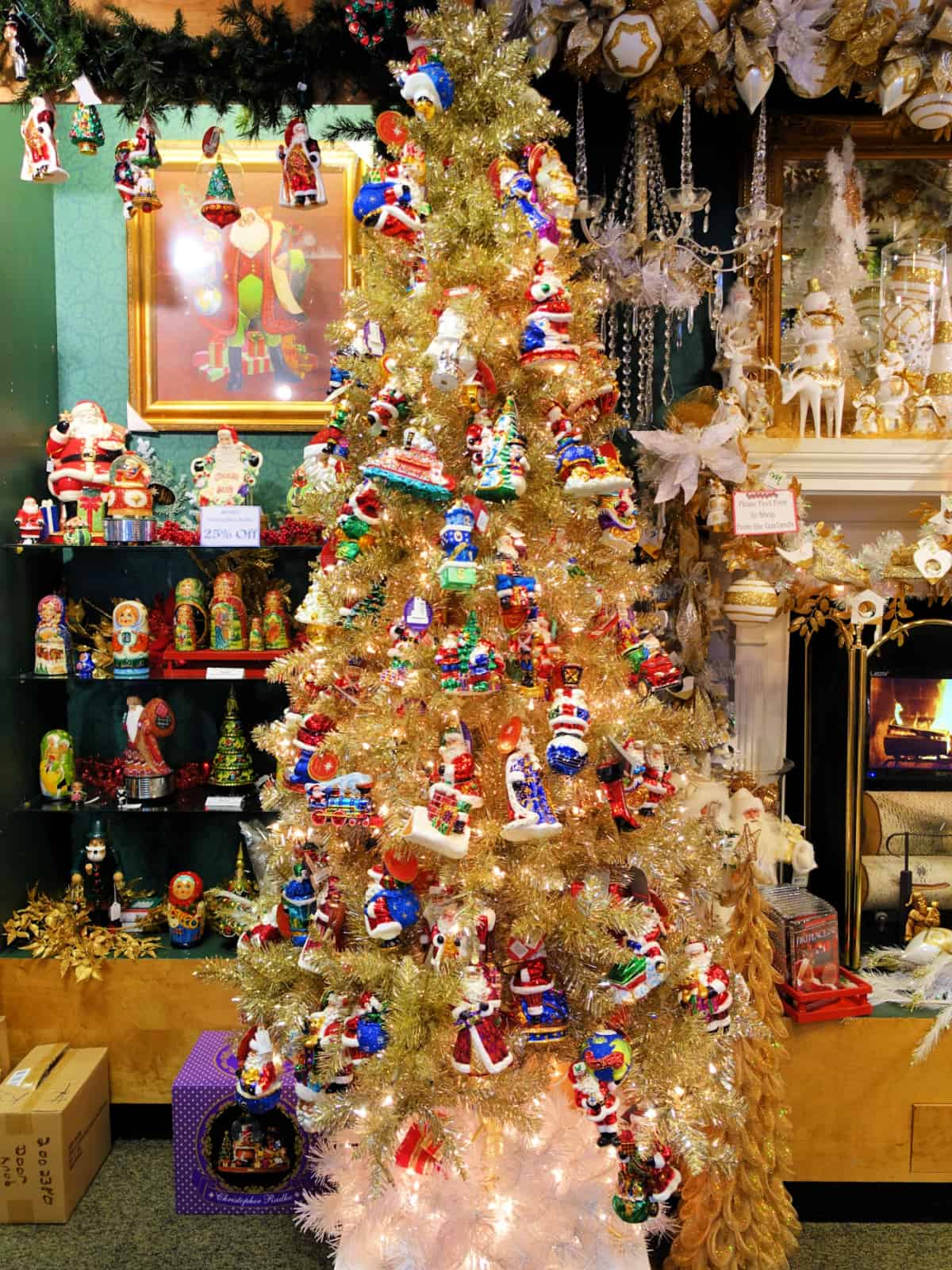 Christmas tree with ornaments