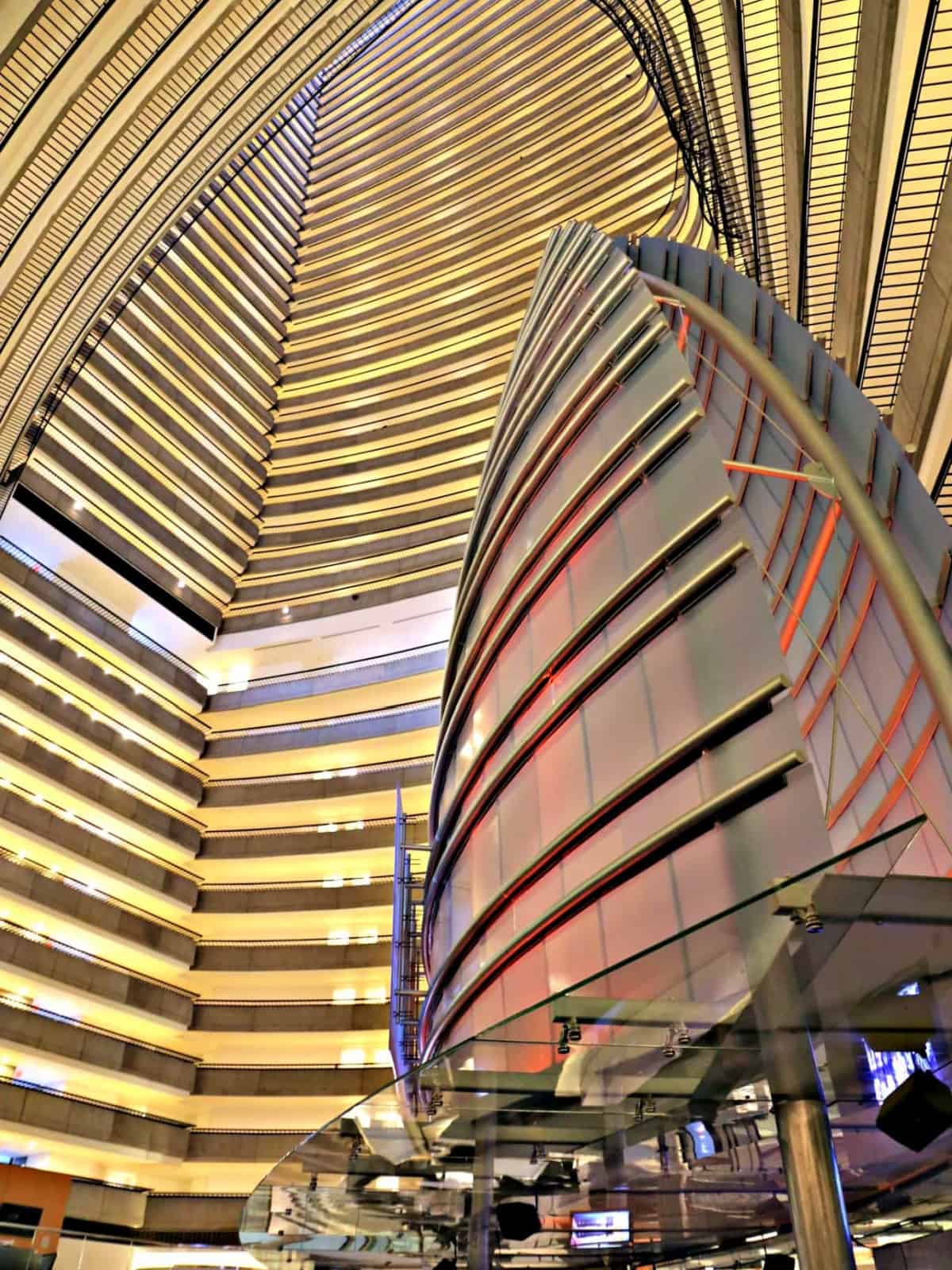 The Atlanta Marriott Marquis #Atlanta #Marriott Looking up inside the Atlanta Marriott Marquis atrium.