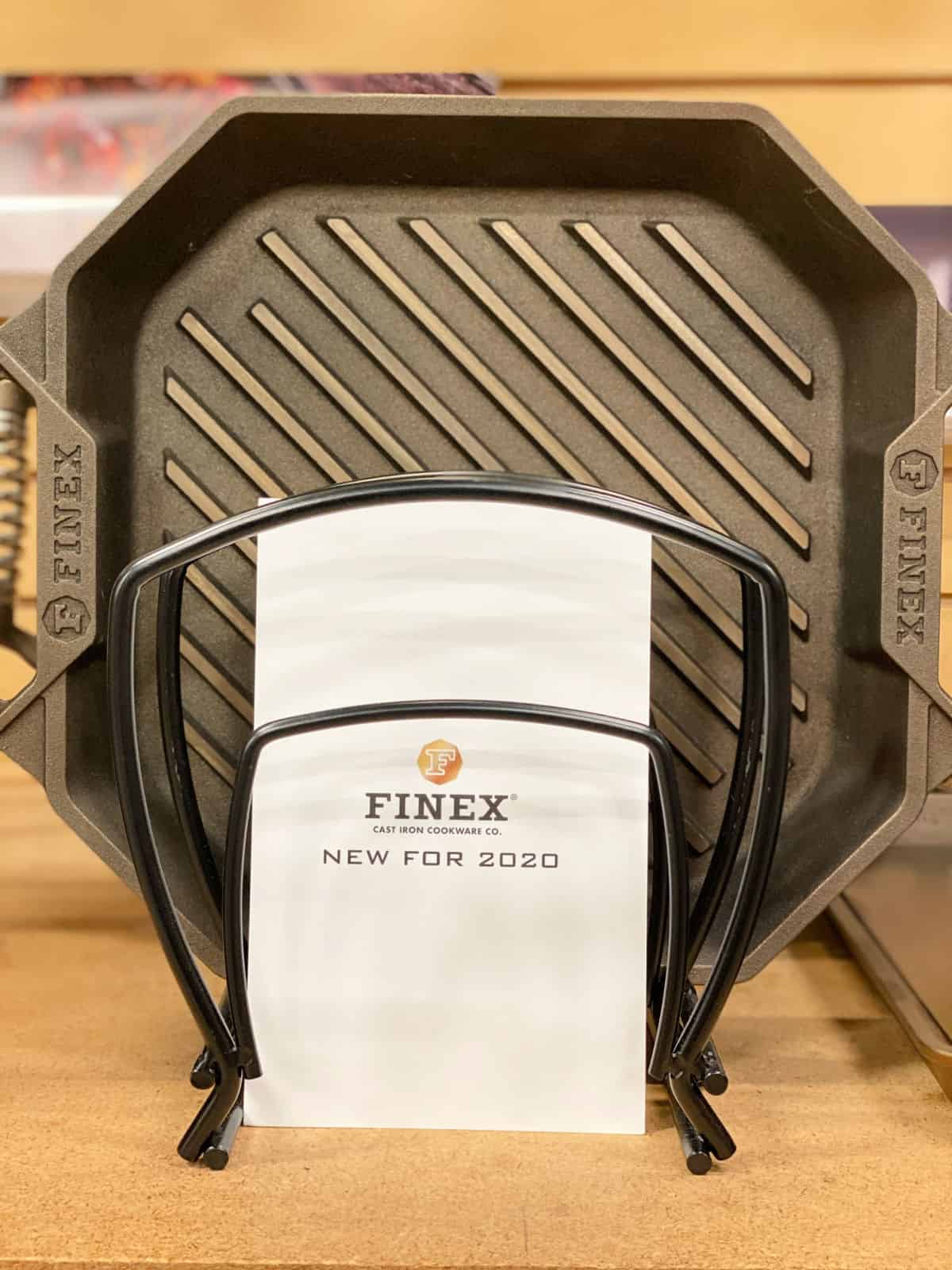 Finex cast iron cookware.