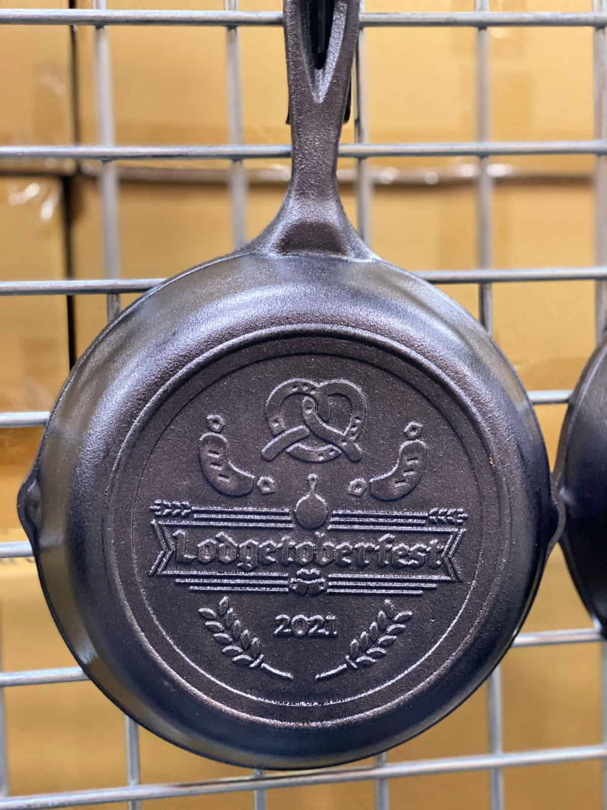 Lodgetoberfest cast iron skillet.