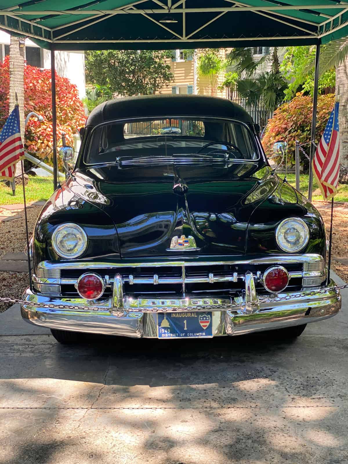 Presidential car in Key West.