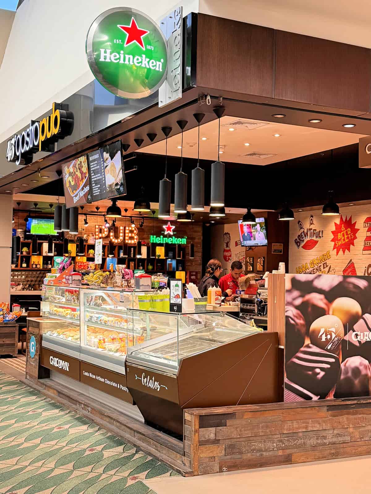 Gastropub in an airport.