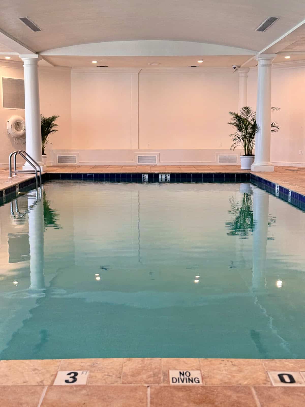 Indoor swimming pool.