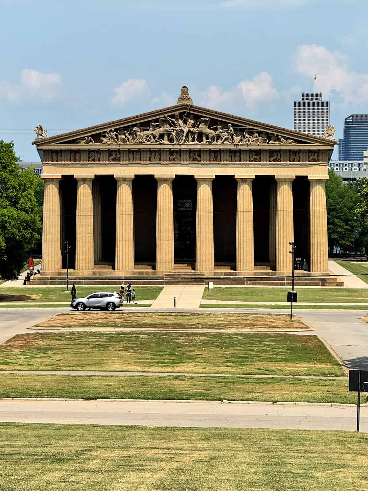 Full-scale replica of the Parthenon located in Nashville’s Centennial Park.