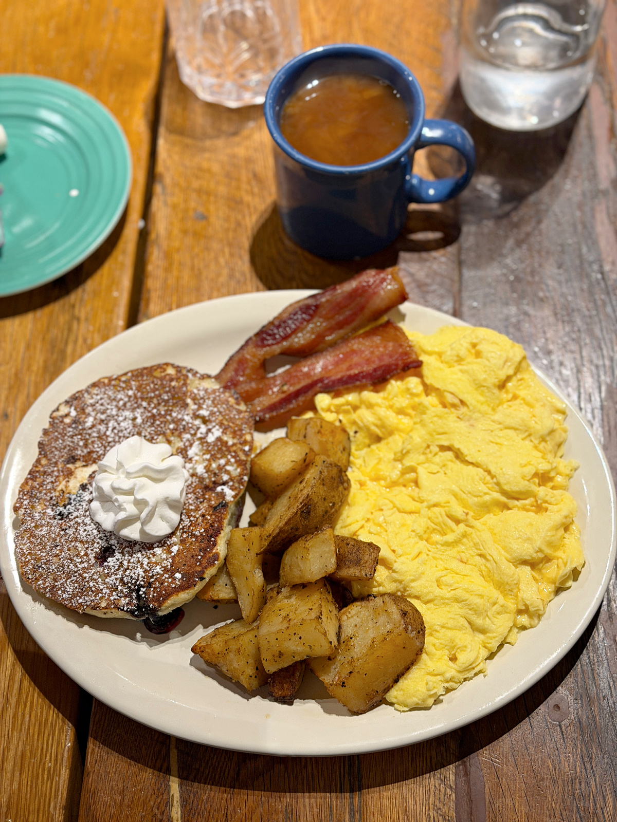 Breakfast plate at Cafe Raymond in Pittsburgh's Strip District.