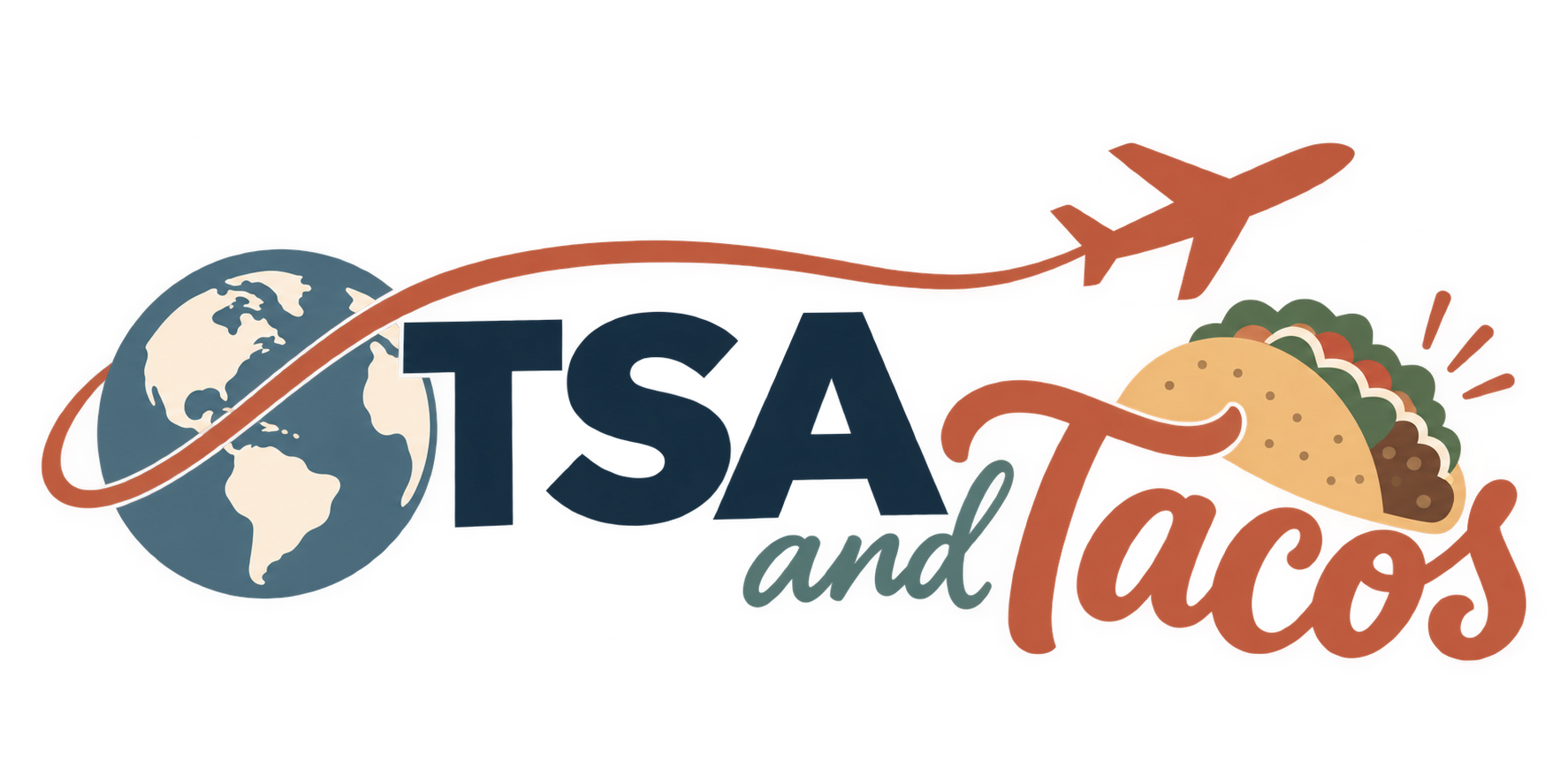 TSA and Tacos travel blog logo.